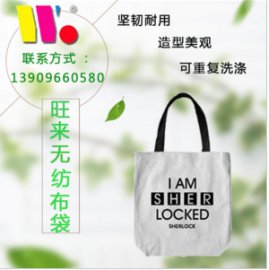 厂家定制新款手提帆布袋 创意广告大容量购物袋 可印LOGO