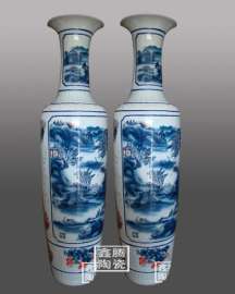 陶瓷大花瓶，1.8米陶瓷大花瓶批发价格