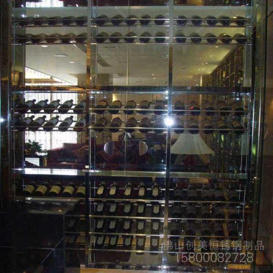 定制商业酒窖，私人别墅、豪宅酒窖不锈钢工程