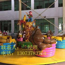 熊出没转杯游乐设备价格造型可爱儿童转转杯厂家直销