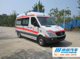 低配奔驰Sprinter324高顶汽油监护型救护车
