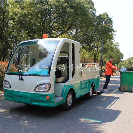 浙江嘉兴6桶垃圾转运电瓶车报价，景区接待四轮垃圾保洁车价位