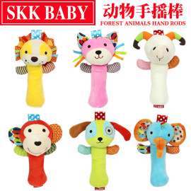 SKK BABY母婴玩具BB棒婴儿发声玩具毛绒手摇铃婴幼教具厂家批发
