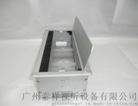 桌面走线盒，铝合金材质阻力静音缓冲线盒，定制多款办公台面过线盒，家具五金毛刷过线盒，台面专用过线盒桌面插座，批发定制多款桌面线盒插座