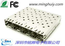 SFP连接器- 1x4焊接式