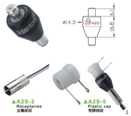 Asiantool 2极/2路4A水银导电滑环 A2S 电阻切割机，纺织设备滑环