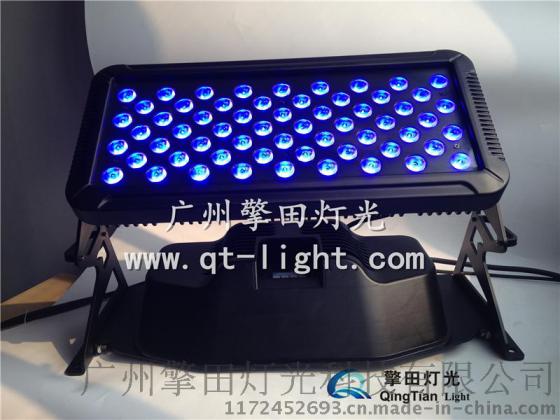 QT-WL460 擎田灯光60颗四合一投光灯，方形投光灯，led洗墙灯，led投光灯，大功率投光灯，户外投光灯，建筑投光灯，面光灯，舞台灯，防水投光灯，DMX