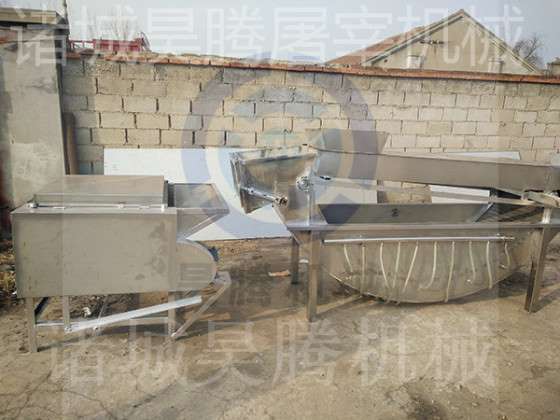 诸城昊腾机械生产销售全自动家禽烫脱体机 设备