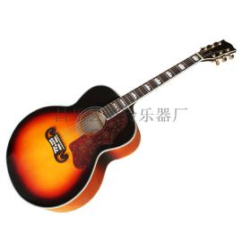 43寸大箱体民谣木吉他 日落色 工厂可定制