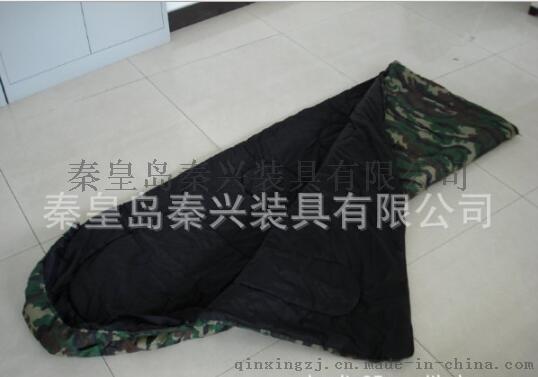 长期提供防水耐用迷彩系野营睡袋 军绿迷彩单人睡袋 可定制