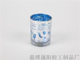 镀锌蜡杯  各种花色杯子  蜡台玻璃杯子  厂家加工定制 外贸出口