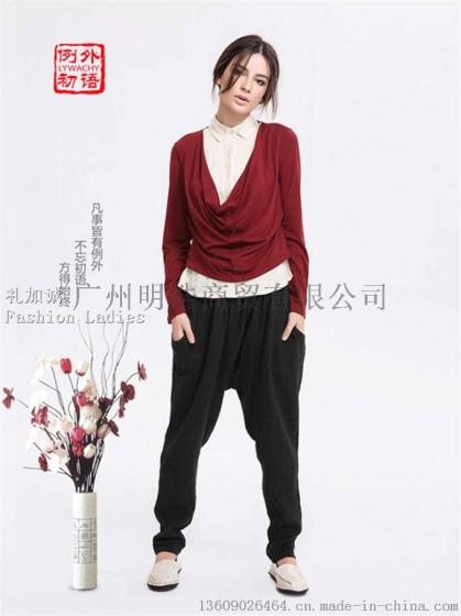例外初语品牌折扣女装哪里进货，找广州明浩女装尾货批发