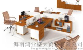 四人组合台卡位屏风电脑桌办公桌办公台