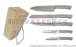 热销出口产品 KH0005  优质不锈钢 空心柄  厨房套刀7件套  厨房用具