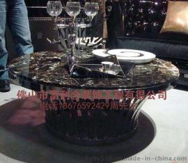 酒店KTV茶几 玫瑰金茶几