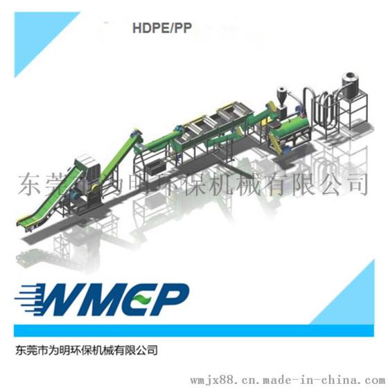 HDPE破碎清洗生产线【HDPE牛奶瓶破碎清洗生线】