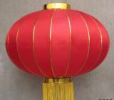 纺绸布金条灯笼（100#）