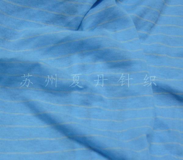 彩条强捻1*1罗纹 (80S/1)