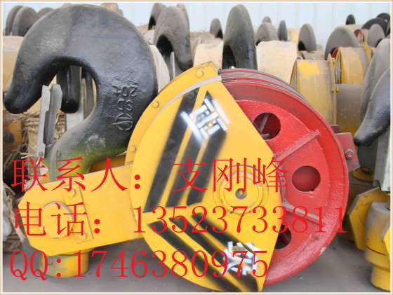 G881 3.2吨半封（全封）吊钩组，双梁吊钩组，天车吊钩组，滑轮组厂家