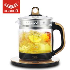 申川养生壶全自动加厚玻璃煮茶器养身花茶壶多功能煎药煮茶壶