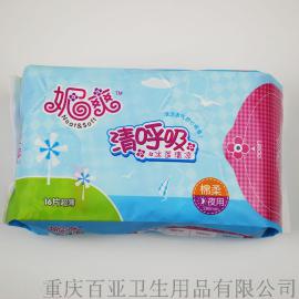 卫生巾 OEM，国内外贴牌加工卫生巾，妮爽卫生巾