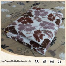 礼品专供 晚安牌 加大双人无极控温 高档法兰绒毯料电热毯，电褥子，电热垫子