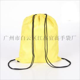 现货批发210D涤纶布抽绳袋广告拉绳背包布袋定做尼龙牛津布束口袋