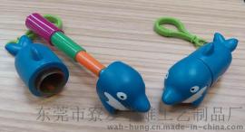 P1334海豚，伸缩笔，匙扣，圆珠笔
