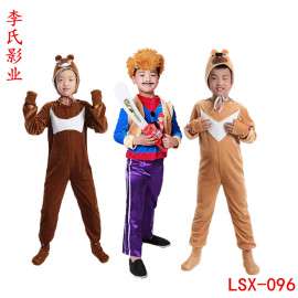 儿童成人熊出没光头强服装演出服六一儿童光头强演出服表演服包邮
