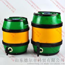 德尔丰全塑圆型啤酒桶5L10L