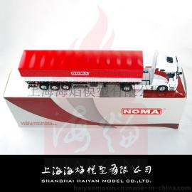 厂家直销1: 50 NOMA欧卡货柜车模型合金材质