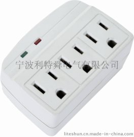 供应防雷击保护的美式转换插座