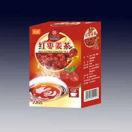 厂家批发180g速溶红枣姜茶
