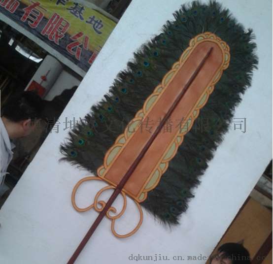厂家直销专业定制 舞台道具扇子 掌扇 表演类背景道具定制