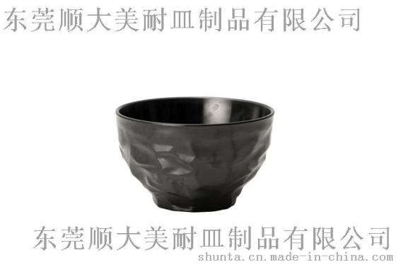 顺大100%美耐皿 岩手4.5”密胺岩纹碗 仿瓷碗 12111