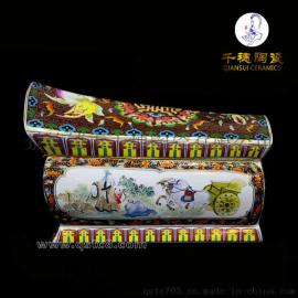 景德镇定制手绘陶瓷骨灰盒价格