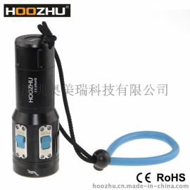 HOOZHU鸿珠 V13 专业潜水摄像摄影补光灯 LED潜水手电 潜水灯