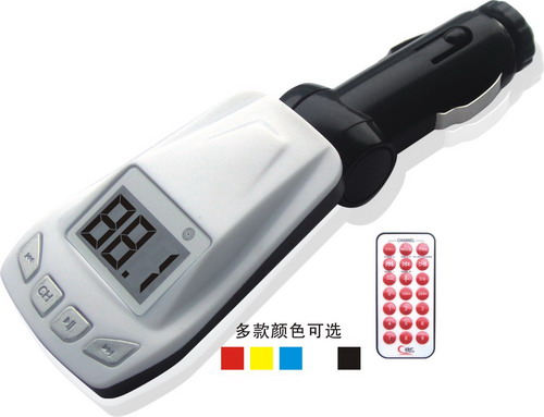超薄大屏TF／SD卡用FM车载MP3发射器（FM-16）
