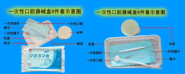 一次性牙科口腔器械盒