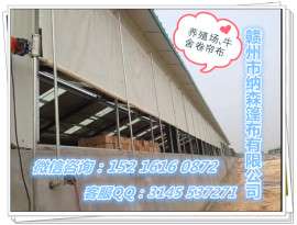 供应江西省四川省防寒猪场卷帘布，优质抗老化牛场卷帘布雨篷布