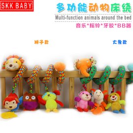 SKK BABY多功能婴儿玩具0-1岁单头狮子床绕更新版床挂玩具外贸