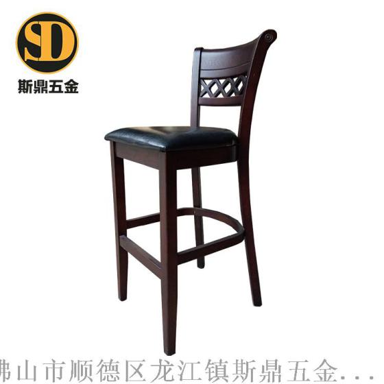 实木酒吧椅厂家/休闲咖啡厅吧椅/吧台椅酒吧椅/高脚吧台凳