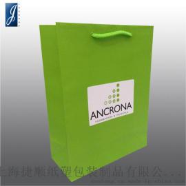JSPACKING中号绿色购物纸袋-ANCRONA