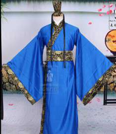 古代汉朝曲裾服装租赁