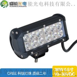 126W led长条灯 CREE LED工作灯 大功率高品质防水越野车顶灯批发
