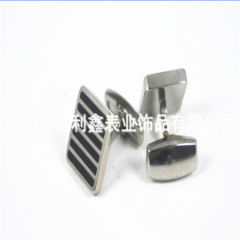 德利鑫 DLXZZ 不锈钢袖扣 西服高档袖扣 钢袖扣 钛袖扣 法式衬衫袖扣 袖钉Man Cufflink  厂家