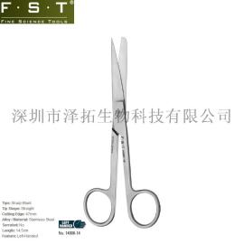 德国FST左撇子手术剪刀14008-14 37000-00