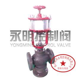 ZSQ型印染行业专用带手轮气动活塞三通气缸快速切断阀