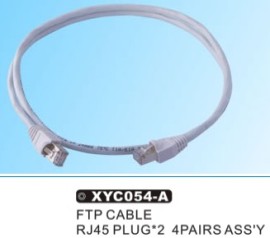 新亚 厂家优质供网线， RJ45 FTP线 成型，电脑周边线
