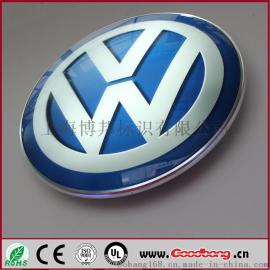 厂家直供品牌车标制作 真空亚克力吸塑车标 丝印发光车标汽车logo 上海厂家加工质保5年